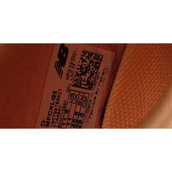 New Balance FuelCell Rebel V2 Orange and White Running Shoes - Men's Size 11.5 - Picture 7 of 7